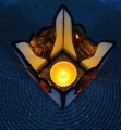 Lampion z bursztynem bałtyckim