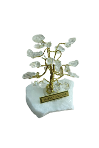 Drzewko Szczęścia naturalny kryształ górski