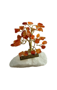 Drzewko Szczęścia naturalny karneol