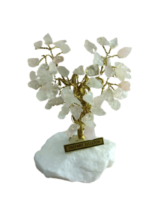 Drzewko szczęścia z kwarcem różowym