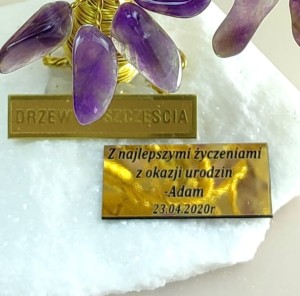 Tabliczka z grawerem mała