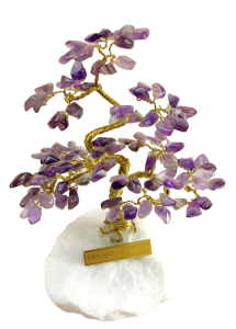 Drzewko szczęścia z naturalnego ametystu R6