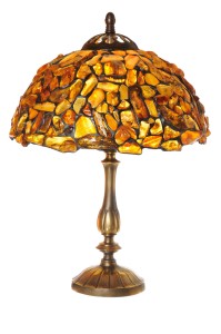 Lampa Bursztynowa o Średnicy Klosza 20 cm