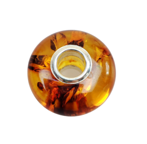 Charms Beads Koralik do Pandory z Naturalnego Bursztynu Bałtyckiego