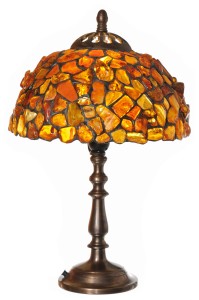 Lampa Bursztynowa O Średnicy Klosza 20 CM