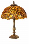 Lampa bursztynowa o średnicy klosza 25 cm