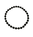 Bransoletka Bursztynowa Kulki Matowe na Gumce 