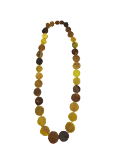 Naszyjnik bursztynowy surowy długości 50 cm